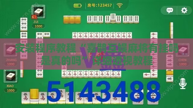 安装程序教程“喜鹊互娱麻将有挂吗是真的吗”详细透视教程