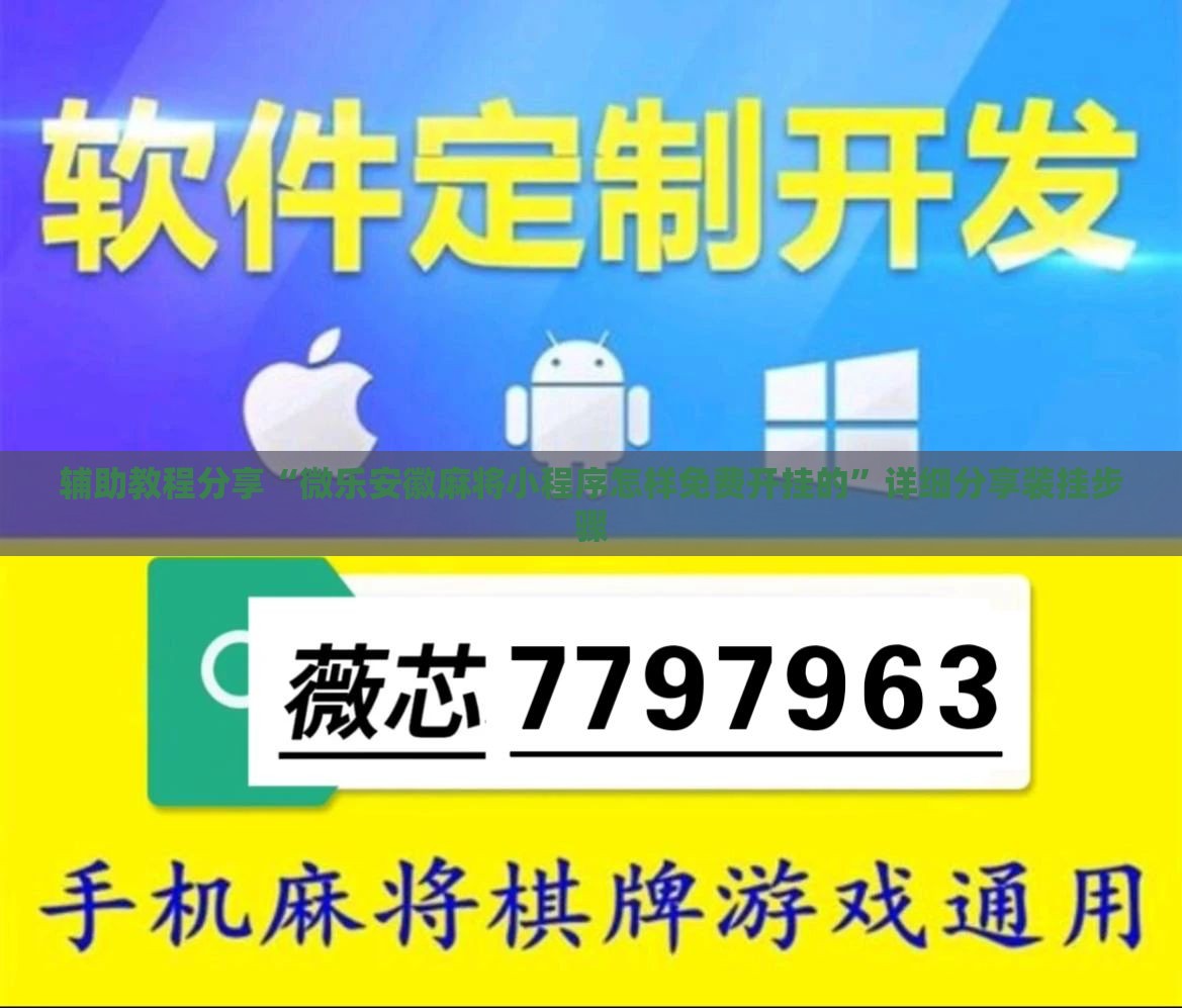辅助教程分享“微乐安徽麻将小程序怎样免费开挂的	”详细分享装挂步骤