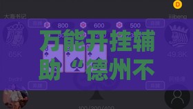 万能开挂辅助“德州不可能总是拿到一手好牌”详细辅助教程分享