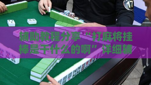 辅助教程分享“打麻将挂棒是干什么的啊”详细辅助软件教程