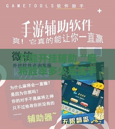 万能开挂辅助“麻将胜率多少是高手(辅助神器)开挂详细教程