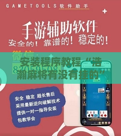 安装程序教程“浩瀚麻将有没有挂的	”详细分享装挂步骤
